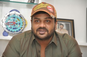 Manoj Interview Stills at Attack Movie